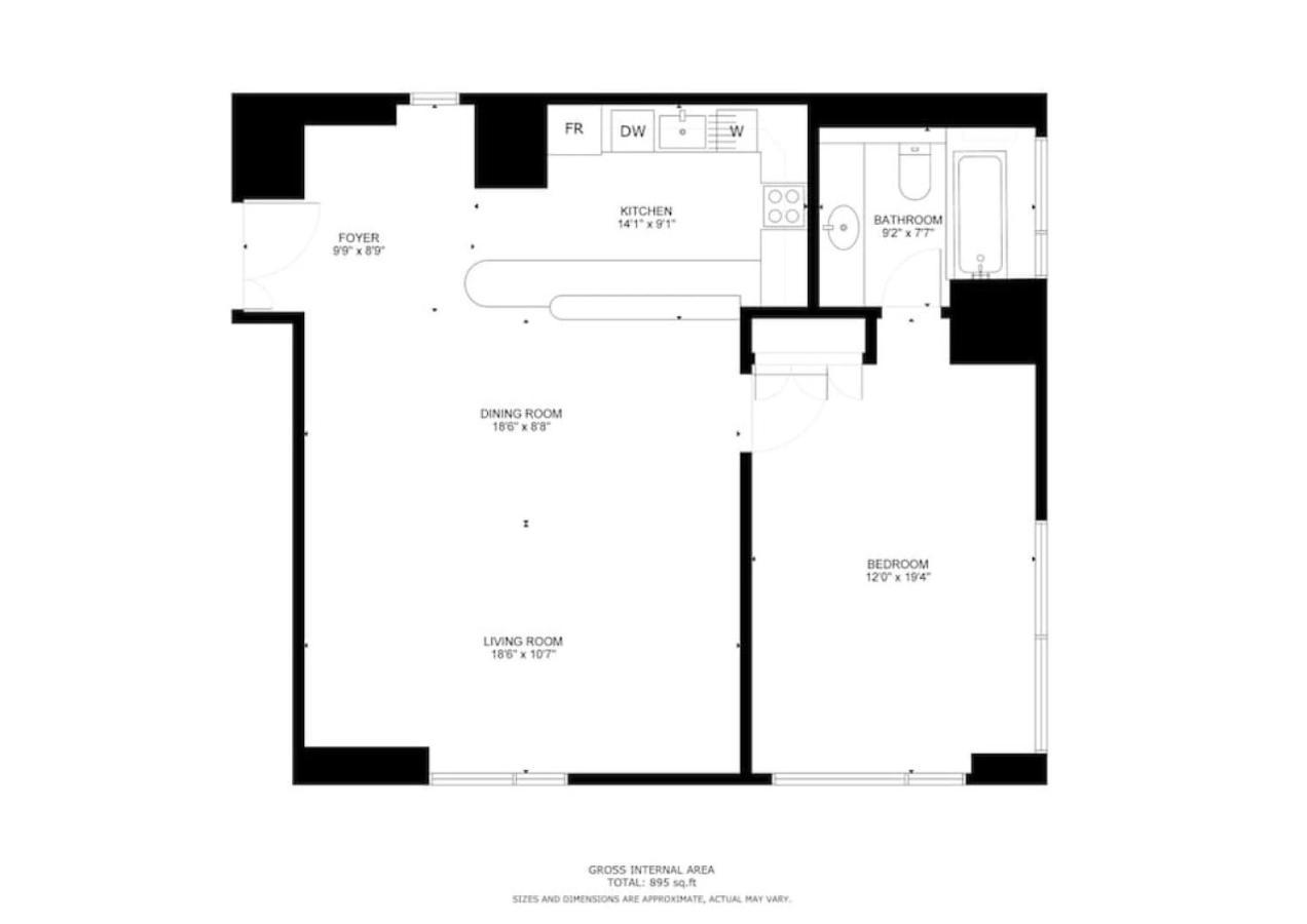 East Heights Tower B - Modern One Bedroom In Business Bay Dubai